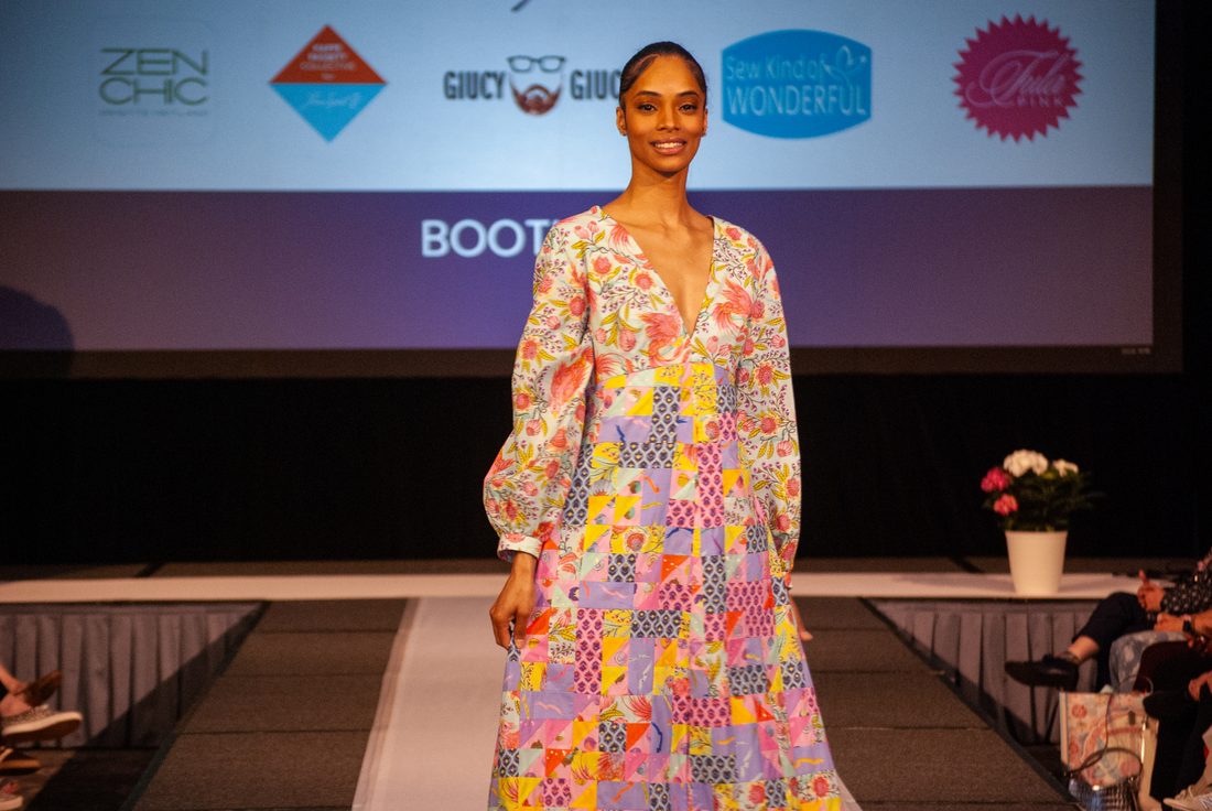 Runway look at the fashion show